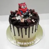 Детский торт "Рыжий кот"