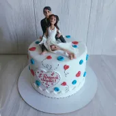 Торт на Бумажную свадьбу
