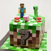 Торт "Майнкрафт. Куб"