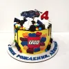Детский торт "Лего" с конфетами (заказ_5175_1)