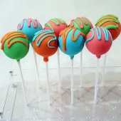 Кейк-попсы в цветной глазури