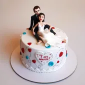 Торт "Молодая пара"