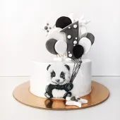 Детский торт с пандой