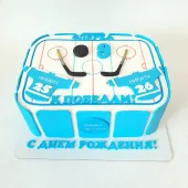 Торт "Хоккейная коробка"