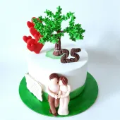Торт "25 лет вместе"