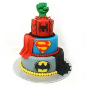 Детский торт "Супергерои"