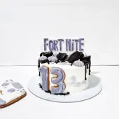Торт "FORTNITE" с печеньем