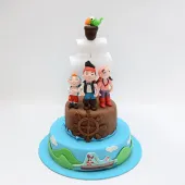 Детский торт "Маленькие пираты"