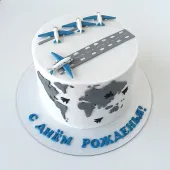 Торт с самолетами