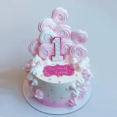 Торт на 1 годик девочки