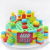 Детский торт "Лего: 3 друга"