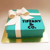 Торт "Подарок от Тиффани"