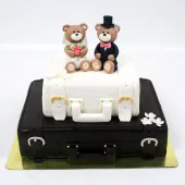 Свадебный торт "Счастливое путешествие"