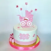 Детский торт на рождение девочки
