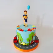 Детский торт "Папа с сыном"