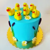 Торт для малышей с уточками
