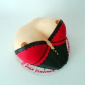 Торт в виде женской груди
