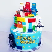 Детский торт "Лего. Звездные войны. Ниндзя"