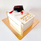 Торт "Белая книга на выпускной"