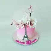 Торт "Цветущий Париж"