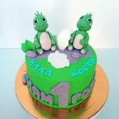 Торт "Братья динозаврики"
