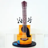 Торт "Оранжевая гитара"