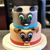 Торт "Две собачки"