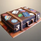 Торт "Чемодан путешественника"