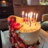 Торт "Клубничный рог изобилия" (заказ_3298_1)