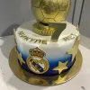 Торт футбольному фанату "Барселона" (заказ_3045_1)