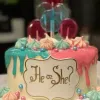 Детский торт "Он или она?" с леденцами (заказ_2725_1)