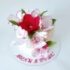 Торт с розовыми цветами (заказ_3295_1)