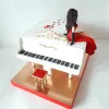Торт в виде пианино (заказ_3335_1)